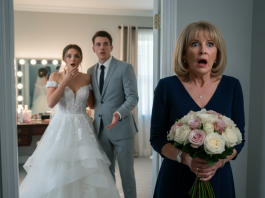 “Minuti pre venčanja moje ćerke, njen verenik ju je nazvao ‘debelom svinjom’ — a onda se hvalio da je koristi zbog para… i ono što sam uradila posle toga pokrenulo je oluju koju niko od njih nije očekivao…