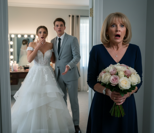 “Minuti pre venčanja moje ćerke, njen verenik ju je nazvao ‘debelom svinjom’ — a onda se hvalio da je koristi zbog para… i ono što sam uradila posle toga pokrenulo je oluju koju niko od njih nije očekivao…