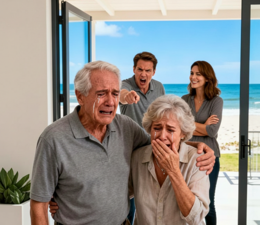 Kupila sam roditeljima morsku vilu od 425.000 dolara za njihovu 50. godišnjicu, nadajući se da ću ih videti srećne i spokojne. Ali kada sam stigla, majka je plakala, a otac se tresao — porodica moje sestre preuzela je kuću. Njen muž je upro prst u mog oca i povikao: „Ovo je moja kuća — gubite se!“