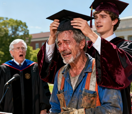 Moj očuh radio je 25 godina na građevini i odgojio me do doktorata.