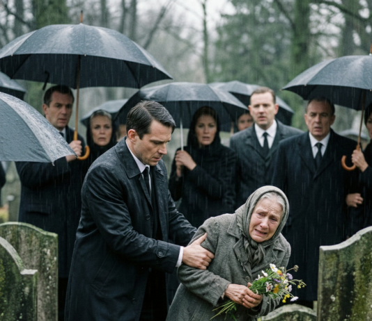 Na sahranu oca došla je prosjakinja koju su deca htela da oteraju. Sinovi su zvali obezbeđenje da je izbace, ali advokat ih je zaustavio i otvorio testament, pa kada je pročitao kome otac ostavlja kuću i zašto, sinovi su poželeli da se zemlja otvori i proguta ih.