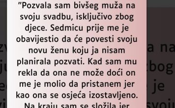 “Pozvala sam bivšeg muža na svoju svadbu…”