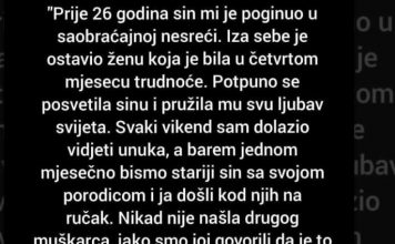 “Prije 26 godina sin mi je poginuo u saobraćajnoj nesreći”