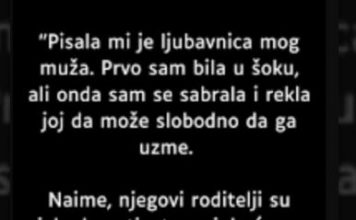 Pisala mi je ljubavnica mog muža…PRVO SAM BILA U ŠOKU A ONDA…