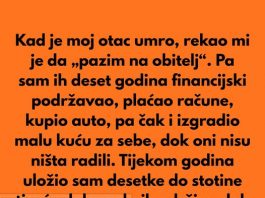 Podupirao sam svoju obitelj godinama — a onda su se okrenuli protiv mene kad je moja supruga zatrudnjela.
