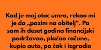 Podupirao sam svoju obitelj godinama — a onda su se okrenuli protiv mene kad je moja supruga zatrudnjela.