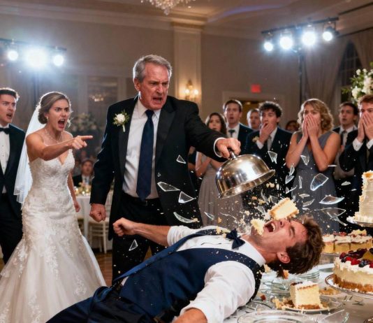 Na venčanju moje starije sestre, moji roditelji su zahtevali da joj dam kuću vrednu 450.000 dolara koju sam izgradio potpuno svojim teško zarađenim novcem. Kada sam odlučno odbio, otac je pobesneo. Zgrabio je metalni stalak za tortu i…