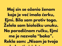 Odbila sam da me zovu bakom — i to je uništilo moju porodicu