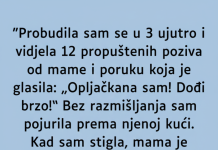 “Probudila sam se u 3 ujutro…”