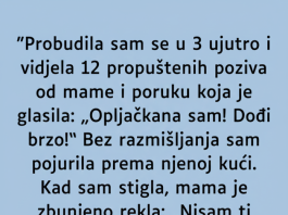 “Probudila sam se u 3 ujutro…”