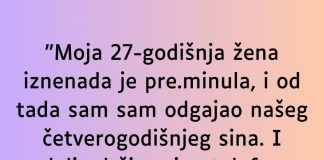 “Moja 27-godišnja žena iznenada je pre.minula…”