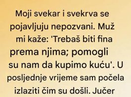 Dan kada sam shvatila prave namere svoje svekrve i svekra