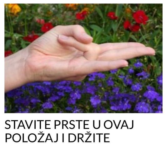 STAVITE PRSTE U OVAJ POLOŽAJ I DRŽITE NEKOLIKO SEKUNDI: Bit Ćete Nam Zahvalni Na Ovome, Provjereno Radi!