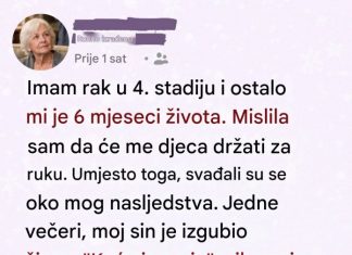 Imam još šest meseci života i upravo sam donela odluku koju mi deca nikada neće oprostiti