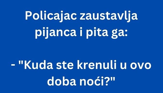 VIC DANA: Policajac i pijanac