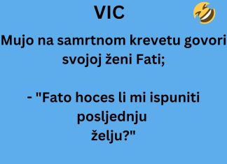 VIC DANA: Mujo na samrtnom krevetu…