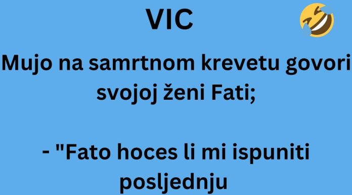 VIC DANA: Mujo na samrtnom krevetu…
