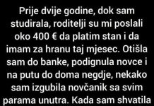 Prije dvije godine, dok sam studirala