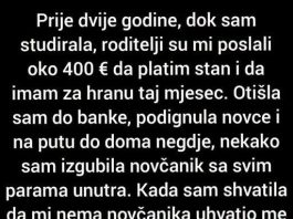 Prije dvije godine, dok sam studirala