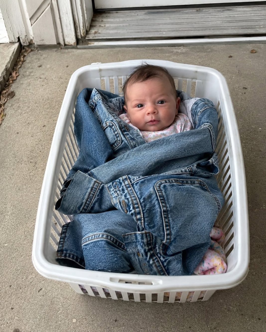 Pronašla sam bebu umotanu u traper jaknu moje nestale kćeri na svom trijemu — a poruka koju sam izvukla iz džepa natjerala mi je ruke da zadrhte - featured image Pronašla sam bebu umotanu u traper jaknu moje nestale kćeri na svom trijemu — a poruka koju sam izvukla iz džepa natjerala mi je ruke da zadrhte - featured image