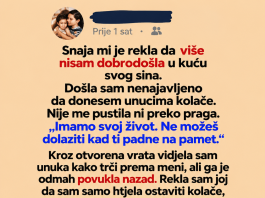 Snaja mi je zabranila da dolazim kod sina