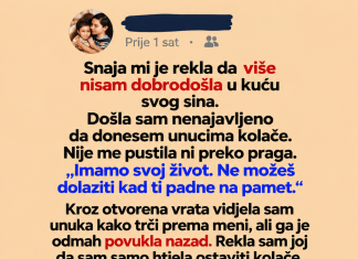 Snaja mi je zabranila da dolazim kod sina