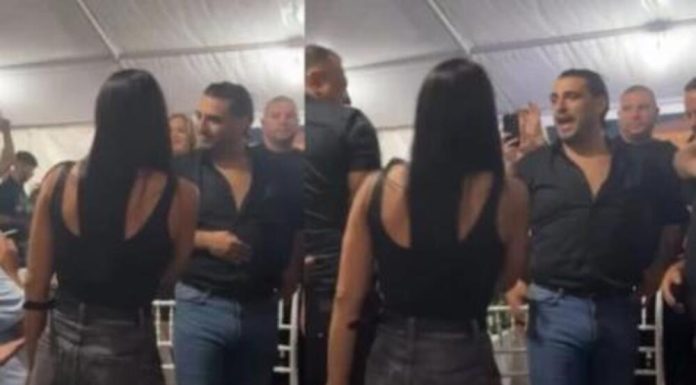 ŽENA DARKA LAZIĆA UŠLA POD ŠATOR PA MU NAPRAVILA HAOS: Ceo ŠABAČKI VAŠAR je gledao U NJU (video) Sramota…