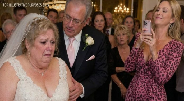 Na mom vjenčanju sa 56 godina mlađa sestra poslala je tortu s porukom „ČESTITAMO, BAKO MLADENKO“ kako bi me ponizila pred gostima — ali moj suprug pretvorio je njezinu šalu u trenutak koji joj je zauvijek skinuo osmijeh s lica