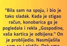 “Bila sam na spoju, i bio je tako sladak…”
