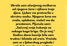 Ukrala sam oženjenog muškarca od njegove žene i njihovo troje djece.