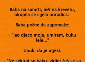 VIC DANA: Baba na samrti