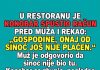 Račun od sinoć