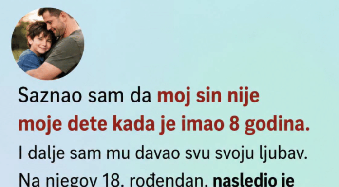 Saznao sam da moj sin nije moje dijete kada je imao osam godina…