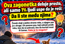 Ova zagonetka deluje prosto, ali samo 1% ljudi uspe da je reši: Da li ste među njima?