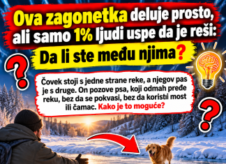 Ova zagonetka deluje prosto, ali samo 1% ljudi uspe da je reši: Da li ste među njima?